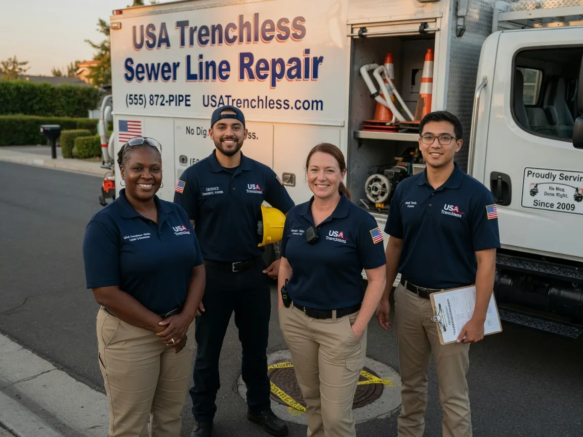 Sewer Line Repair company in Moffett, OK